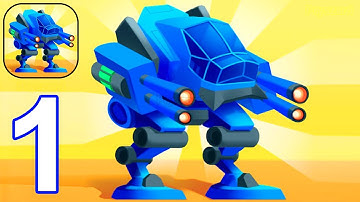 Mech War: Robot Army - Gameplay Walkthrough Part 1 Mech War Robot War Army Commander (iOS,Android)