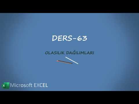 Excel&rsquo;de Olasılık Dağılımları