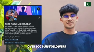 Syed Abdul Moiz | K2preneur Application | 17 YO Entrepreneur