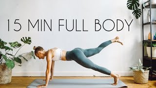 15 MIN FULL BODY WORKOUT | At Home & Equipment Free