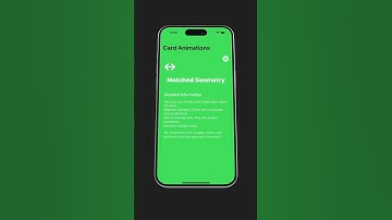 Master Matched Geometry Effect in SwiftUI Stunning Card Animations and Seamless Transitions!
