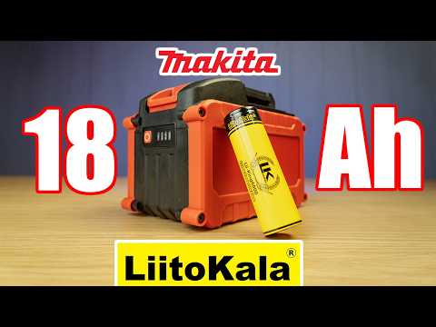 Как собрать САМУЮ БОЛЬШУЮ батарею для Makita из LiitoKala King6000 ? | Синий Эльф