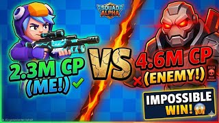 SQUAD ALPHA: 2.3M vs. 4.6M Power! 😱 The Impossible Win! screenshot 3