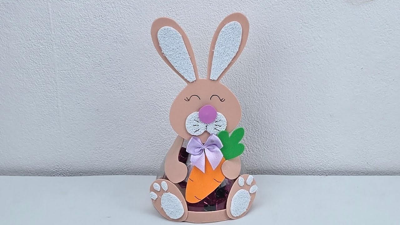 LEMBRANCINHA DE PÁSCOA COM GARRAFA PET E E.V.A | Fácil, Econômica e Sustentável 