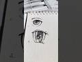 How to draw anime eyes 👁️🗨️ #art #eyes #anime #tutorial #shorts