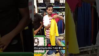 Happiness of 99rs T-shirt in D-mart 😍#dmart #shortsfeed #short #shorts #youtubeshorts #explorepage