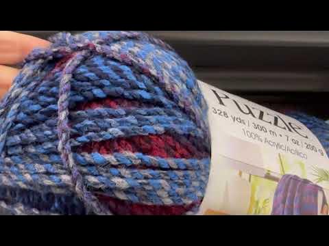 New Series Yarn Swatches Episode # 4 Premier Puzzle Yarn