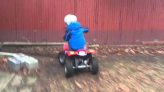 36v Razor Dirt Quad, RC Track Drift and Jump, slow-mo