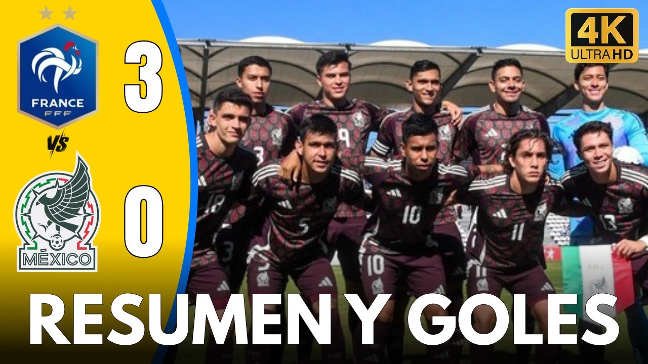 🔥🇲🇽 México Sub18 vs France U19 Francia Sub19 🔴 RESUMEN 7.9.2024 Slovenia Nations Cup Fecha 2