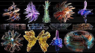 C4D 2024 / Redshift - 100 Scene Node Assets