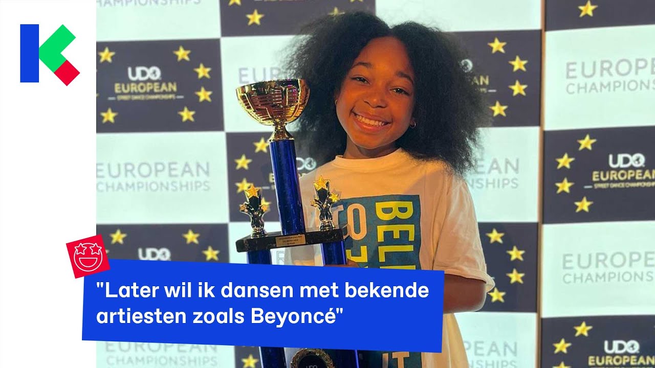 Wow! Lea-Marie is 11 en al Europees kampioen freestyle streetdance!