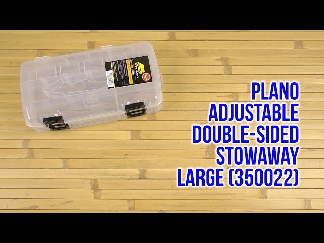 Распаковка Plano Adjustable Double-Sided Stowaway Large 350022