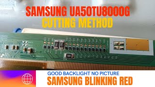 Samsung Ua50Tu8000G Good Backlight No Picture