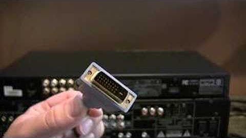 Connecting your new DVD Player and A/V Surround Receiver