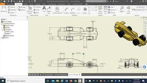 PART 5: Engineering Drawing with Autodesk Inventor (F1 in Schools)