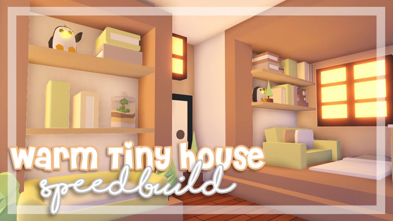 Warm Tiny House Speedbuild Tiny House Build Off Ft Theminnie Plays Roblox Adopt Me Youtube - roblox building a mini house