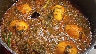 Anda Palak Curry Recipe | Egg Curry Recipe | Anda Curry With Palak | Anda Curry Recipe