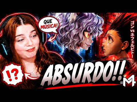 Justyne | Homem Gentil (Gon x Neferpitou) - M4RKIM | REACT