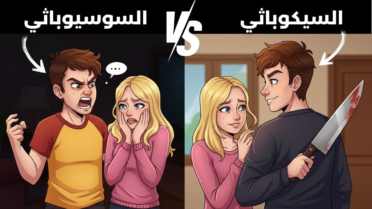 السيكوباثي أم السوسيوباثي؟ اكتشف الفرق الذي سيغير نظرتك!
