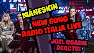 Måneskin - New Song (Radio Italia Live) - Roadie Reacts