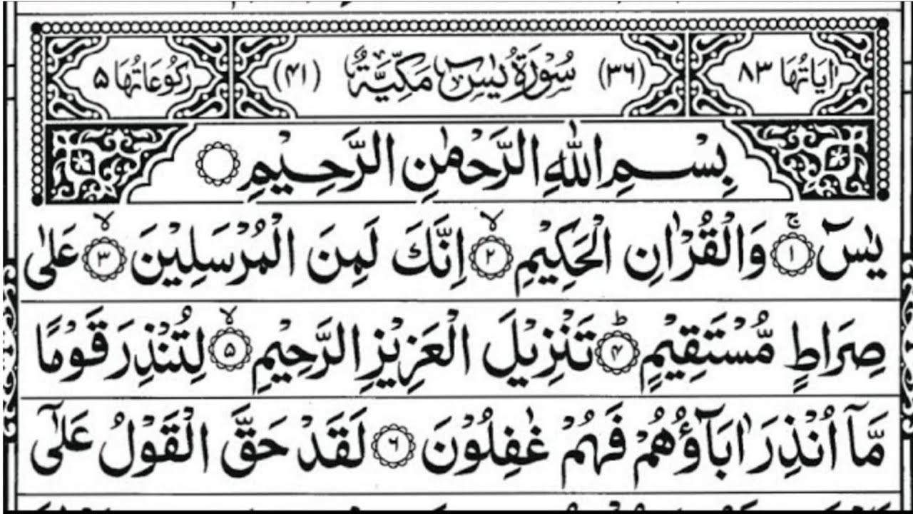 Surah Yasin (Yaseen) سورۃ یٰس  | Beautiful Recitation | Daily Surah Yaseen Tilawat Epi 30