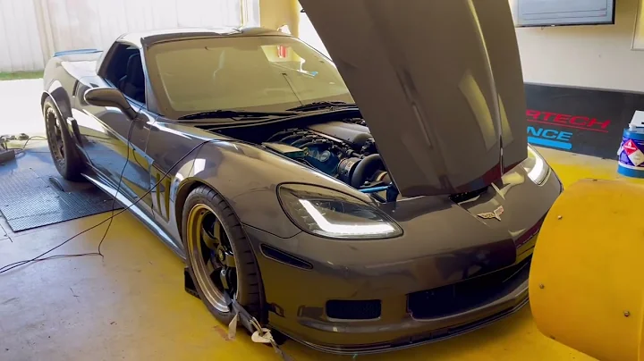 Supercharged C6 Corvette Grandsport Walk Around, Idle, Dyno Pull - Intake Cam Headers Corsa Exhaust 