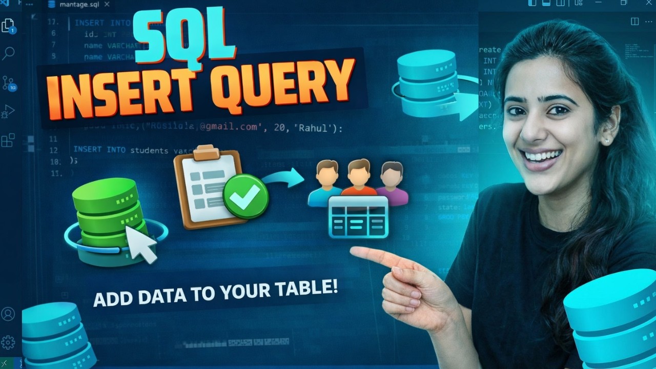SQL INSERT INTO Statement | How to Insert Data in SQL Table | Hindi SQL ...