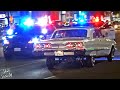 POLICE SWARM Lowrider Cruise Van Nuys Blvd Los Angeles California