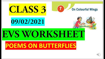 CLASS 3 EVS WORKSHEET/FEBRUARY 9/ ENGLISH MEDIUM