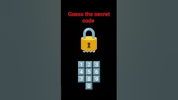 guess the secret code #secretcode #entertainment #games #findthecode #shorts