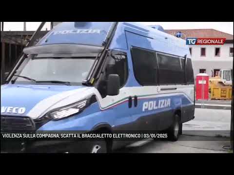 VIOLENZA SULLA COMPAGNA, SCATTA IL BRACCIALETTO ELETTRONICO | 03/01/2025
