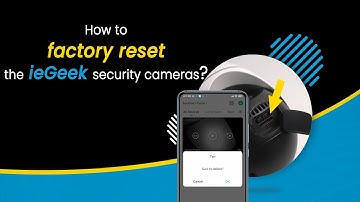 How to factory reset the ieGeek Cameras | How-to instructions
