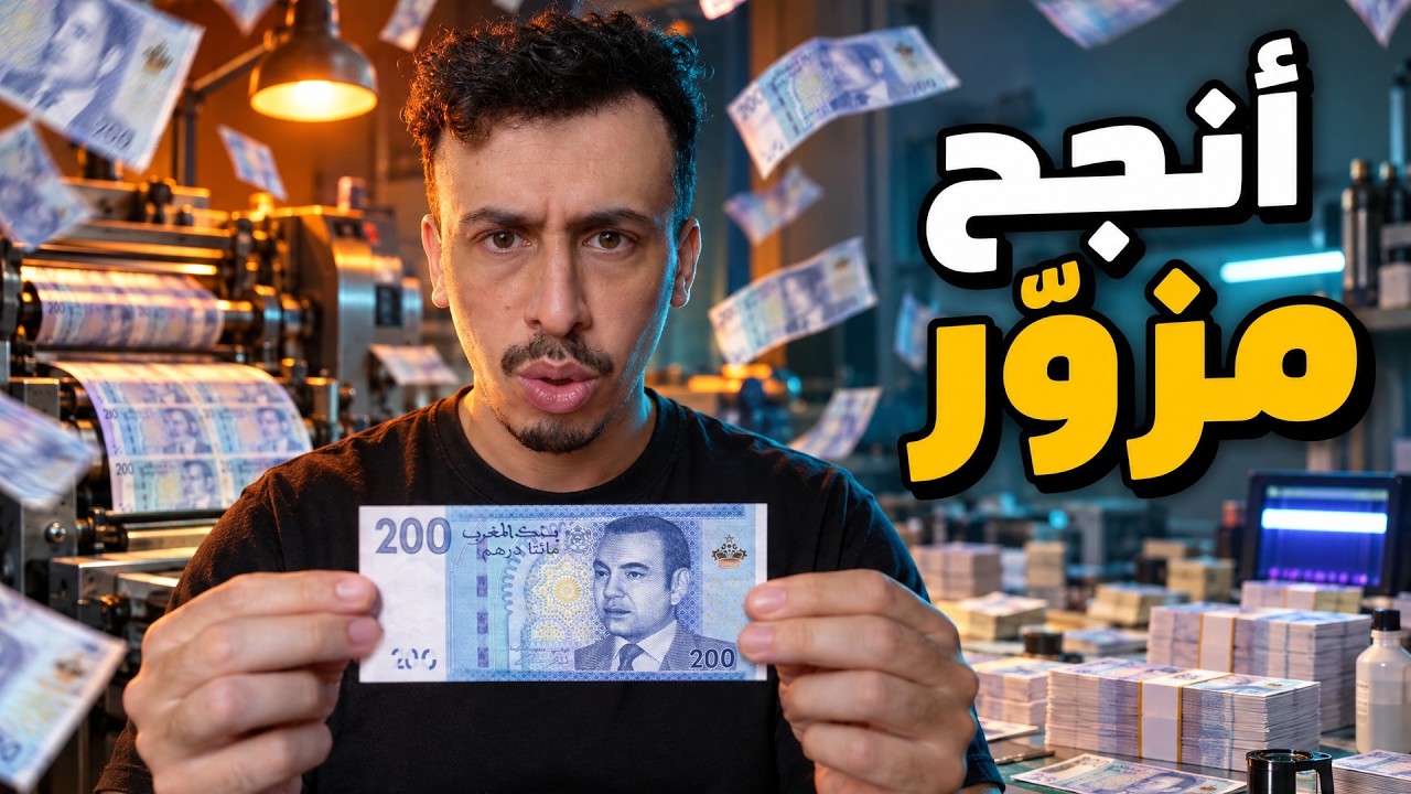 كيف زوّر المال بطريقة عبقرية في 9 أيام ! و ما تشدّش...