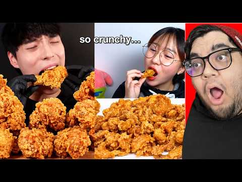 The CRUNCHIEST Mukbangs On The Internet | Reaction