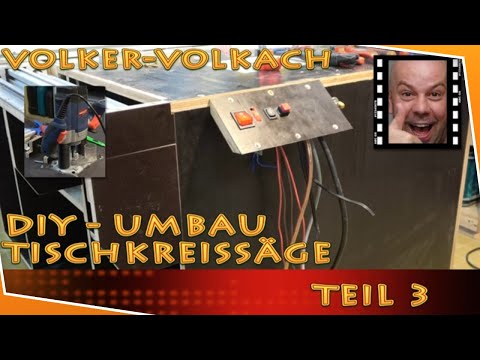 DIY Tischkreissäge Unterbau zu TKS plus automatischer Router/Oberfräse Lift - Teil3/5