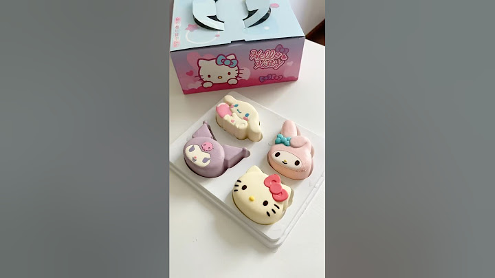 Eat sanrio ice cream cake with me #asmr #food #icecream #cake #sanrio #satisfying #summer