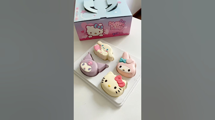 Eat sanrio ice cream cake with me #asmr #food #icecream #cake #sanrio #satisfying #summer