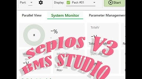 Seplos V3 BMS Studio Guide (see description for updated settings)