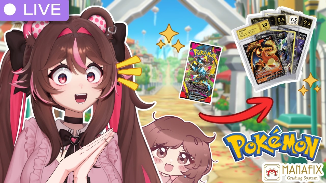 【HANDCAM】Abrindo meu pacote da Manafix e a nova coleção de Pokémon TCG! | Moorikuma