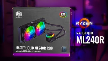 HOW TO Cooler Master MasterLiquid ML240R RGB AM4 Install Guide