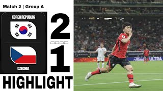 Korea Republic vs Czechia | A Wonderful Goals | Korea Republic | Highlight 