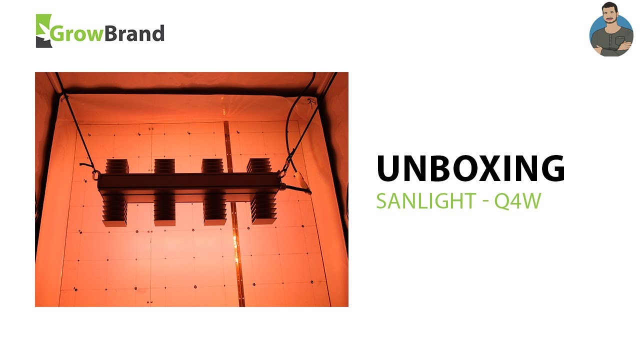 Sanlight Q4W || Unboxing von GrowBrand