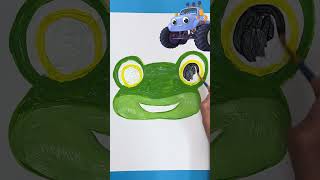 Speed Painting Gecko Like a Speedster🎨🐸 #painting #art