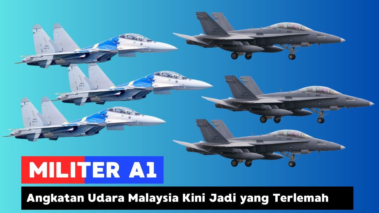 Hanya Punya Su-30 & F-18D! Benarkah Angkatan Udara Malaysia Kini Jadi yang Terlemah di ASEAN?