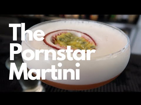 Wie man einen Pornostar Martini machen