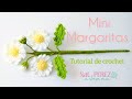 Mini Margaritas A Crochet O Ganchillo 