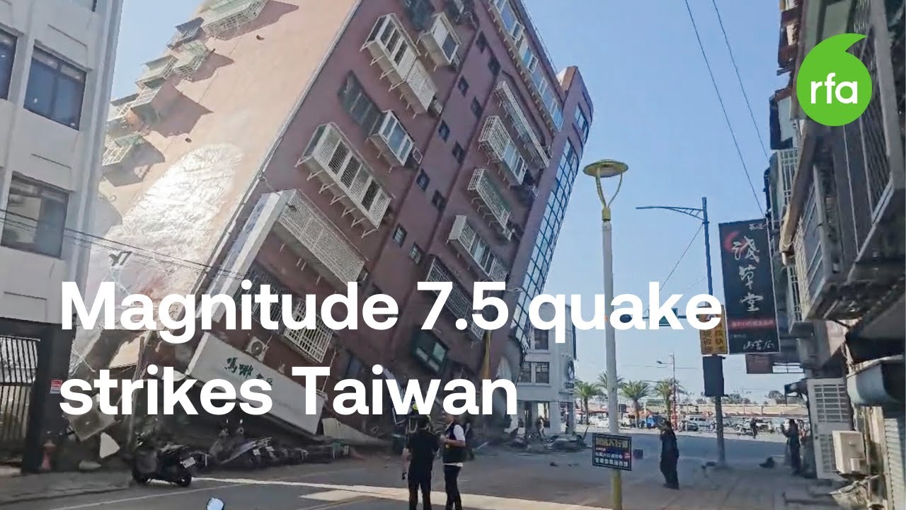 Taiwan 7.5 magnitude earthquake triggers tsunami warning | Radio Free Asia (RFA)