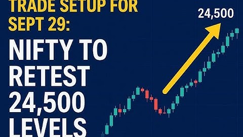 Trade setup for Sept 29: Nifty to Retest 24,500 Levels