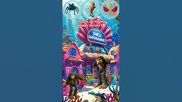 Only 1% can Find the Hidden Stickers 👀  #oddoneout #challenge #quiz