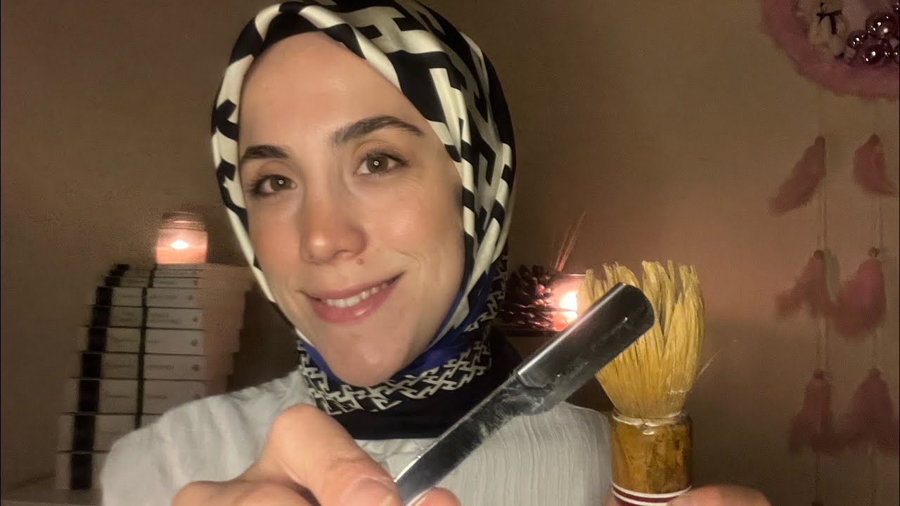 ASMR | Berber Roleplay 3 | Saç Sakal Traşı | Köpük Sesleri | Türkçe Asmr | #asmr #türkçeasmr #keşfet